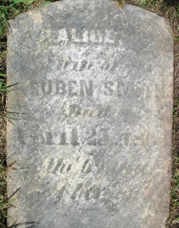 Alice Smith tombstone